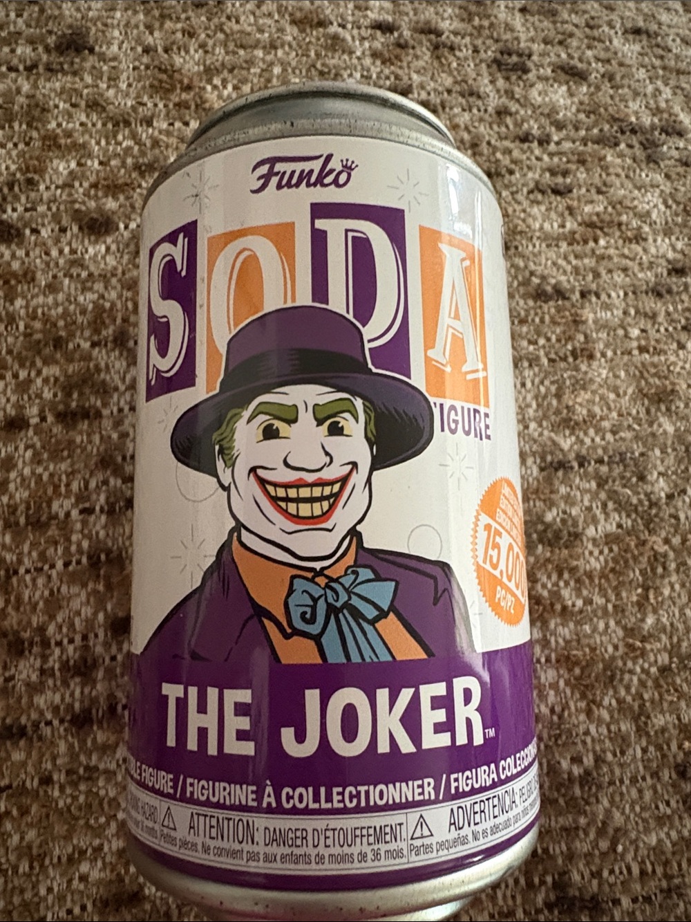 Funko The Joker Soda Collectible Figure - Purple, Orange, Blue